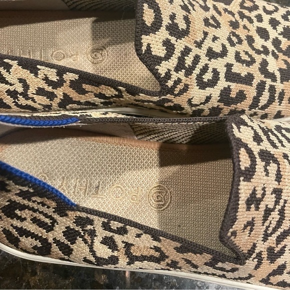 Rothy’s Camo Cat Slip On Sneakers Size 9.5 Cheetah - Picture 2 of 5